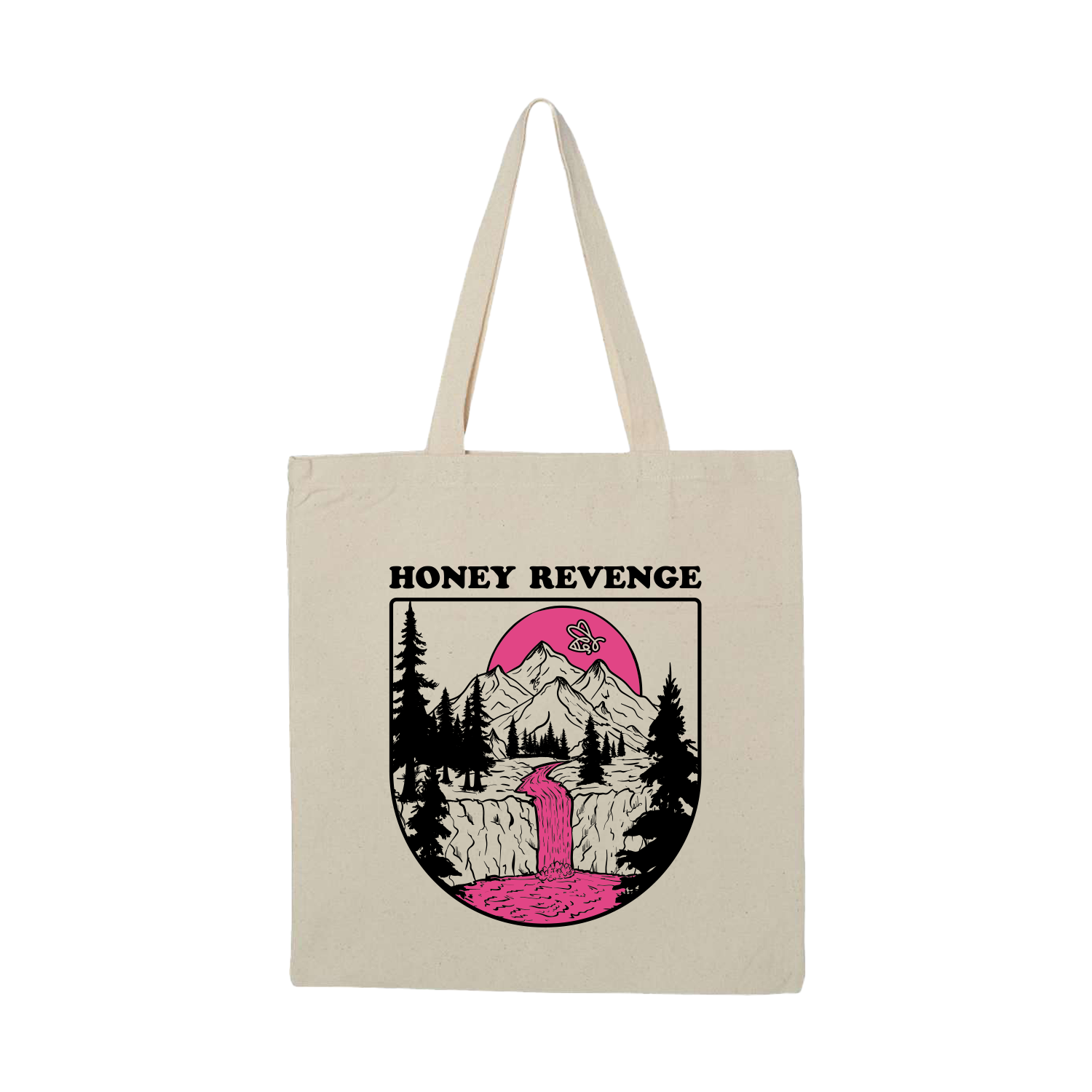 Waterfall Natural Tote Bag – Honey Revenge