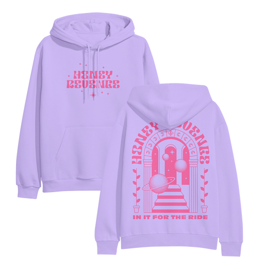 honey revenge Gateway Lavender Hoodie front and back